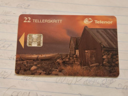 Norway-(n49)-kystlandskap Pa Jaeren-(22tellerskritt)-(40)-(C54149929)-used Card+1card Prepiad Free - Noruega