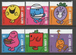 Guernsey 2008 Mr Men & Little Miss Books Set Of 6, Used, SG 1226/31 - Guernsey