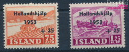 Island 285-286 (kompl.Ausg.) Postfrisch 1953 Hochwassergeschädigte (10293713 - Ongebruikt