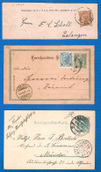 1902-05  Österreich  Vordruck-Streifband S6 + Ankunftsstempel Und PK Mi P130, P152 - Bandes Pour Journaux