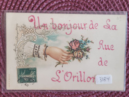 Paris ,un Bonjour De La Rue De L'orillon , Fantaisie Fleurs Et Dorures - Distrito: 11