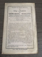 Emmanuel Boelens Wippelgem 1819 1888 Druk. Van Der Meersch Gent - Religion & Esotérisme