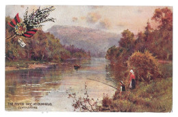 The River Tay At Dunkeld. Oilette N° 7925 (A20p7) - Perthshire