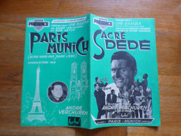 SACRE DEDE + PARIS MUNICH  ( ANDRE VERSCHUREN ) - Otros & Sin Clasificación