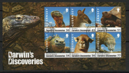 Guernsey 2009 Darwin's Discoveries MS, Used, SG 1273 - Guernsey