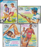 San Marino 1510-1513 (complete Issue) Unmounted Mint / Never Hinged 1992 Olympics Sommerspiele92 Barcelon - Nuovi