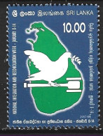 SRI LANKA. N°2080 De 2017. Colombe. - Pigeons & Columbiformes