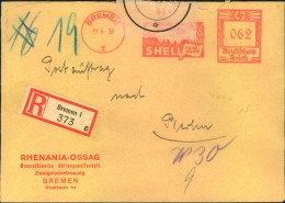 1938, Postauftrag Ab BEREMEN 1 Nach Berlin. Geöffnet Und Mit Nachporrto - Lettres & Documents