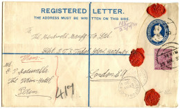 EX-COLONIES ANGLAISES - ADEN - INDE 111 SUR REGISTRED LETTER DE PREIM POUR LONDRES, 1930 - Aden (1854-1963)