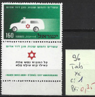 ISRAEL 96 ** Côte 1 € - Ongebruikt (met Tabs)