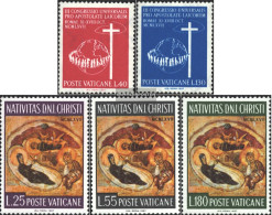 Vatikanstadt 531-532,533-535 (complete Issue) Unmounted Mint / Never Hinged 1967 Laity, Christmas - Nuevos