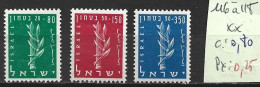 ISRAEL 116 à 18 ** Côte 0.80 € - Nuevos (sin Tab)