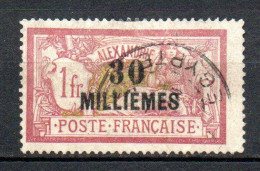 Col40 Colonies Alexandrie 1921 N° 58 Oblitéré Cote 5,00€ - Used Stamps