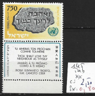 ISRAEL 145 ** Côte 2.50 € - Unused Stamps (with Tabs)