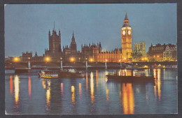 111000/ LONDON, Houses Of Parliament And Big Ben By Night - Houses Of Parliament