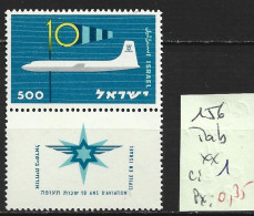 ISRAEL 156 ** Côte 1 € - Unused Stamps (with Tabs)