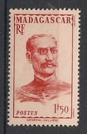 MADAGASCAR - 1946 - N°YT. 308 - Galliéni 1f50 - Neuf Luxe ** / MNH / Postfrisch - Unused Stamps