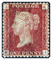 QV SG43 Plate 209 1d Penny Red Mounted Mint (KI) - Ungebraucht