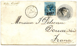 MAURICE - LETTRE DE MAURICE POUR LA FRANCE, 1886 - Mauricio (...-1967)