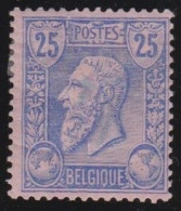 Belgie  .   OBP    .    48     .    *     .   Ongebruikt Met Gom     .   /   .    Neuf Avec Gomme - 1884-1891 Leopold II