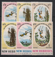 NOUVELLES HEBRIDES - 1969 - N°YT. 286 à 291 - Série Complète - Neuf Luxe ** / MNH / Postfrisch - Ongebruikt