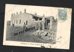 Mosquée Au Village Indigene   Oblit Marseille A La Reunion N 1   1905   / Defauts - Somalië