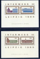 DDR, 1965, Michel-Nr. 1126-1129, Block 23-24, **postfrisch - 1950-1970