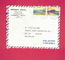 Lettre De 1968 Pour La Nouvelle Zélande - YT N° 31 Et 34 - Briefe U. Dokumente