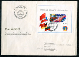 DDR Block 58, Bl.58 Auf FDC - Weltraum, Space, Espace - GDR / RDA - 1971-1980