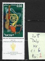 ISRAEL 208 ** Côte 6 € - Unused Stamps (with Tabs)
