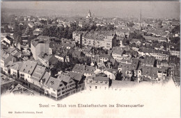 Basel , Blick Vom Elisabethenturm Ins Steinerquartier (Ungebraucht) - Bazel