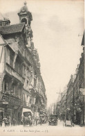 FRANCE - Caen - La Rue Saint Jean - LL - Animé - Carte Postale Ancienne - Caen