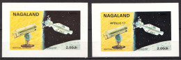 LABEL Nagaland MNH Imperforated SSs, With And Without Overprint - Autres & Non Classés