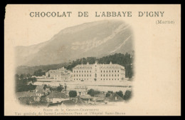 * Vue Générale De SAINT LAURENT DU PONT Et Hôpital St Bruno - Publicité Chocolat De L'Abbaye D'IGNY - Saint-Laurent-du-Pont