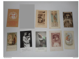 LOT B  De 9 IMAGES PIEUSES - Religion & Esotérisme