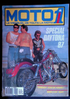 Revue, Moto, MOTO 1, N° 50, 2 E Trim. 1987, Spécial Daytona 87, 97 Pages, 2 Scans, Frais Fr 7.95 E - Auto/Motorrad