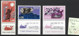 ISRAEL 238 à 40 ** Côte 10 € - Unused Stamps (with Tabs)