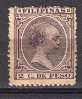 T0435 - COLONIES ESPANOLES PHILIPPINES Yv N°118 * - Philipines