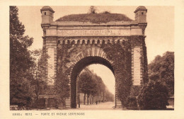 FRANCE - Metz - Porte Et Avenue Serpenoise - Carte Postale Ancienne - Metz