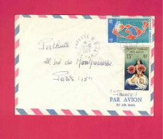 Lettre De 1972 Pour La France - YT N° PA 7 Et PA 35 - Lettres & Documents