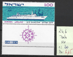ISRAEL 246 ** Côte 20 € - Unused Stamps (with Tabs)