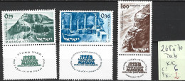 ISRAEL 268 à 70 ** Côte 6 € - Unused Stamps (with Tabs)