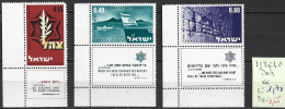 ISRAEL 338 à 40 ** Côte 1.70 € - Unused Stamps (with Tabs)