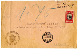 LIECHSTENSTEIN - LIECHSTENSTEIN 25 RP SUR LETTRE DE SUISSE POUR SCHAAN - Storia Postale