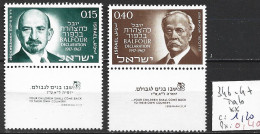 ISRAEL 346-47 ** Côte 1.20 € - Unused Stamps (with Tabs)