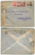 Egypt Currency Control Censored Commerce AirmailCV Cairo 30may1952 To Italy  With 3 Stamps - Briefe U. Dokumente