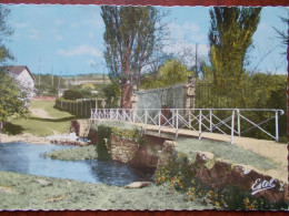 78 - BEYNES - La Mauldre Au Pont Barra. (CPSM Rare) - Beynes