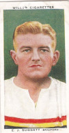 43 E Suggett Bradford FC  - Wills Cigarette Card - Association Footballers, 1935 - Original Card - Sport - Wills