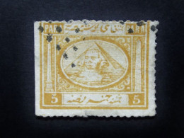 EGYPTE - EGYPT  - Egypt Postage 1867 - 1869 5 Para Stamps  - Classic Dot Obl/ Cancelled - 1866-1914 Khédivat D'Égypte