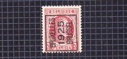 Houyoux:nr 192(*) Zonder Gom, Voorafstempeling:Bruxelles 1925 Brussel. - Typo Precancels 1922-31 (Houyoux)